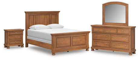 Feddinger Medium Brown Panel Bedroom Set from Ella Furniture