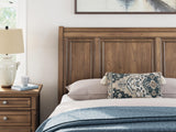 Feddinger Medium Brown Storage Sleigh Bedroom Set Queen 3: Bed, Dresser, Mirror from Ella Furniture