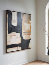Feyville Black/Brown/Cream Wall Art from Ella Furniture