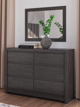 Fraluna Charcoal Panel Bedroom Set view 18