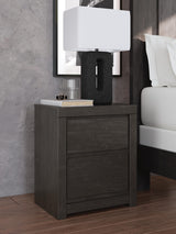 Fraluna Charcoal Panel Storage Bedroom Set view 28