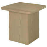 Fraser 2-Piece Greige Pedestal Coffee and End Table Set view 5