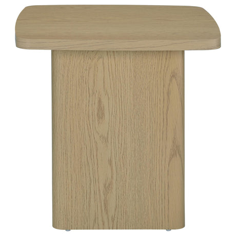 Fraser 3-Piece Greige Pedestal Coffee and End Table Set view 4