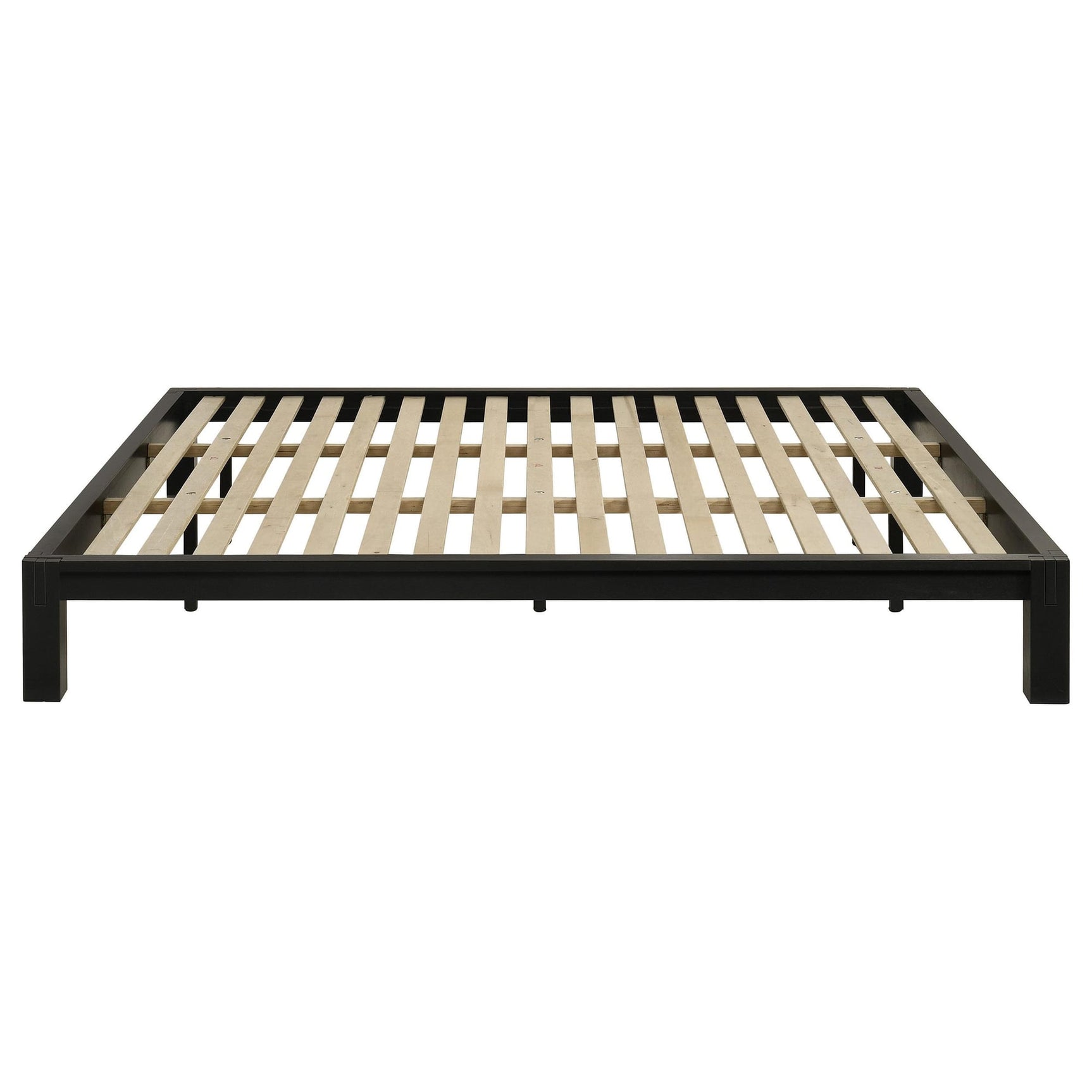 Gislen Eastern King Easy Assembly Wood Platform Bed Black view 4
