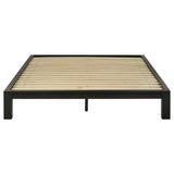 Gislen Queen Easy Assembly Wood Platform Bed Black view 2