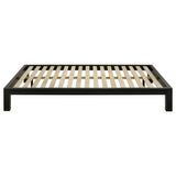Gislen Queen Easy Assembly Wood Platform Bed Black view 3