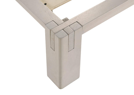 Gislen Twin Easy Assembly Wood Platform Bed White view 4