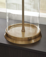 Gizeh Clear/Gold Finish Table Lamp detail view
