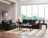 Glennbre Midnight Sofa and Loveseat from Ella Furniture
