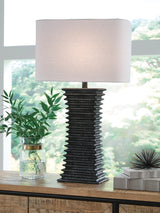 Golzar Black Table Lamp from Ella Furniture