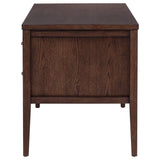 Graham 54-inch 4-drawer Double Pedestal Lift Top Computer Desk Chocolate view 7