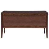 Graham 54-inch 4-drawer Double Pedestal Lift Top Computer Desk Chocolate view 10
