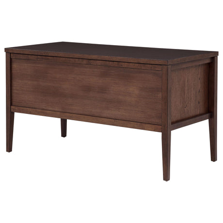 Graham 54-inch 4-drawer Double Pedestal Lift Top Computer Desk Chocolate view 11