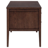 Graham 54-inch 4-drawer Double Pedestal Lift Top Computer Desk Chocolate view 12