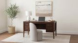 Graham 54-inch 4-drawer Double Pedestal Lift Top Computer Desk Chocolate view 18