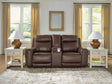Gravier Cordova Leather Power Reclining Loveseat with Console view 8