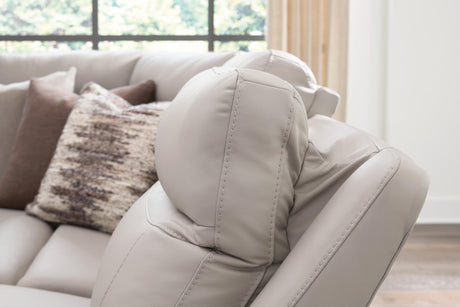 Gravier Gray 6-Piece Power Reclining Sectional with Storage Console view 2