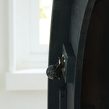 Grayman Black Coffee Table detail view