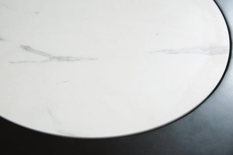 Grayman Black End Table detail view