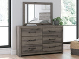 Graystorm Brown Gray Panel Bedroom Set view 20