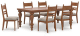 Greddinton Brown Dining Set view 4