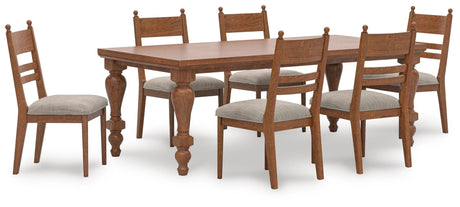 Greddinton Brown Dining Set view 4