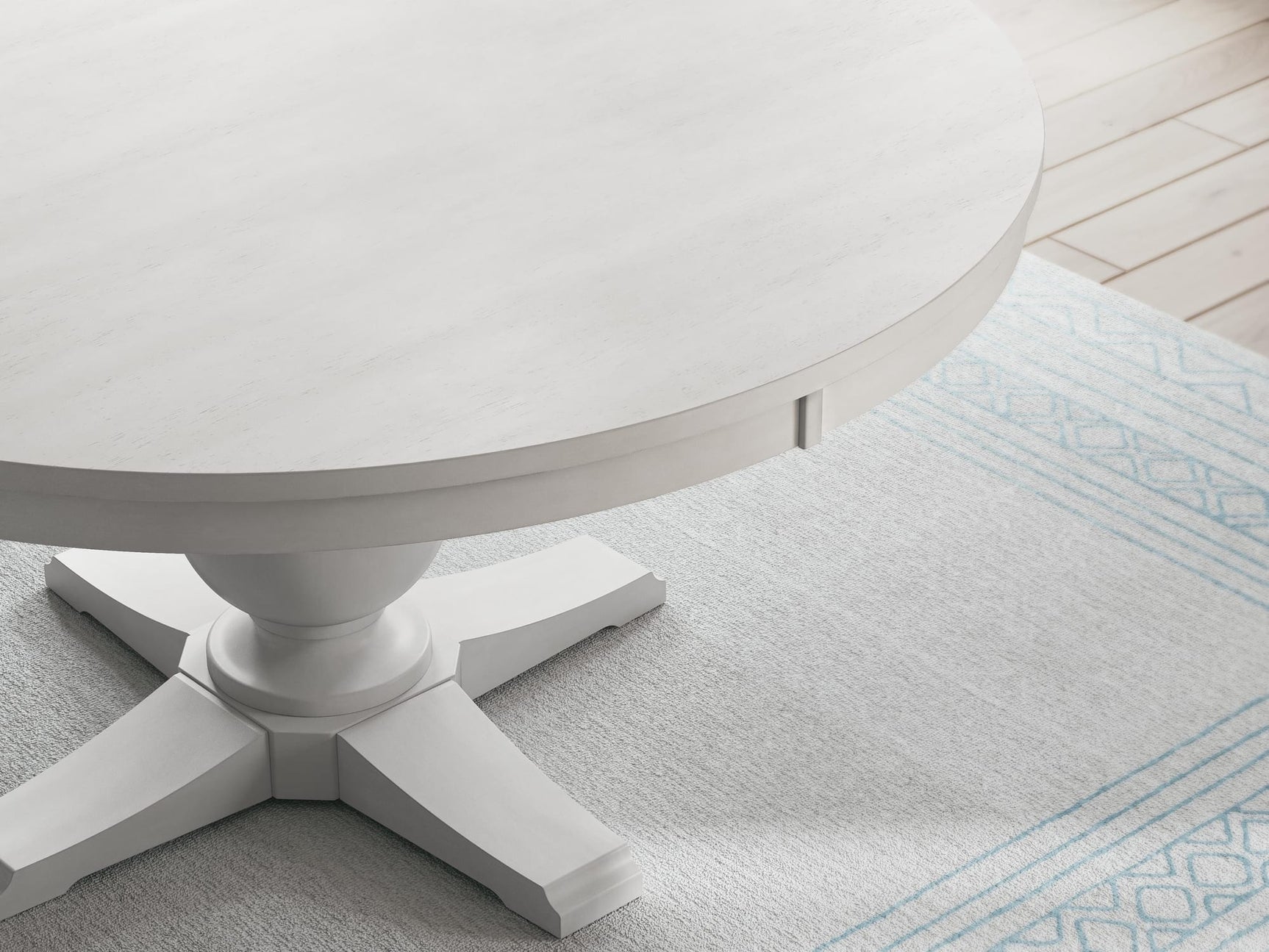 Greddinton White Dining Set detail view