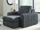 HamlinBay Gunmetal Chenille Power Gliding Chaise view 7