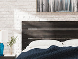 Hollivern Dark Gray Panel Bedroom Set King 3: Bed, Dresser, Mirror from Ella Furniture