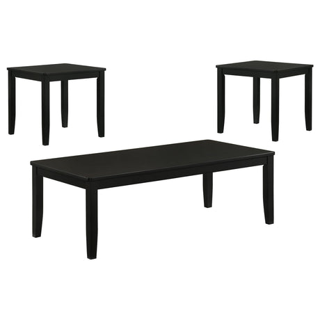 HP0426 Coffee Table 3 Pc Set Black from Ella Furniture