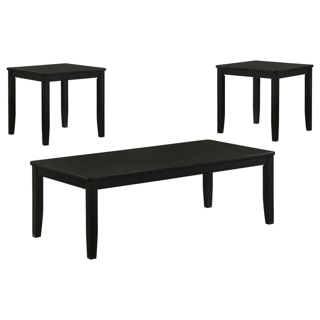 HP0426 Coffee Table 3 Pc Set Black from Ella Furniture