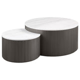 HP0426 Nesting Coffee Table Charcoal from Ella Furniture