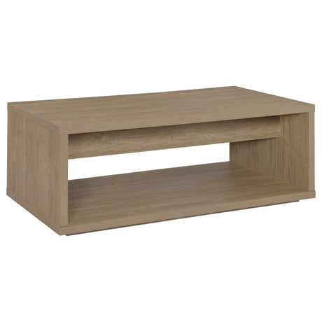 Ingram 2-Piece Coffee and End Table Set with Storage Latte view 12
