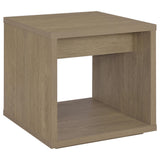Ingram 3-Piece Coffee and End Table Set with Storage Latte view 7