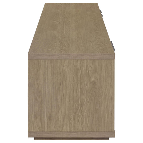 Ingram 4-Door TV Stand for TVs up to 85 Inches Latte view 5
