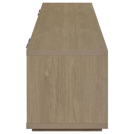 Ingram 4-Door TV Stand for TVs up to 85 Inches Latte view 8