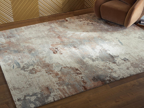 Jadenburg Cream/Gray/Sienna Large Rug from Ella Furniture