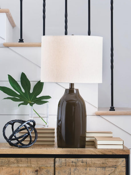 Jyler Brown Table Lamp from Ella Furniture