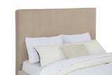 Knox Queen Fabric Upholstered Platform Bed Khaki view 6