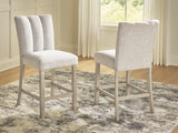 Larawyn Bisque Counter Height Barstool from Ella Furniture