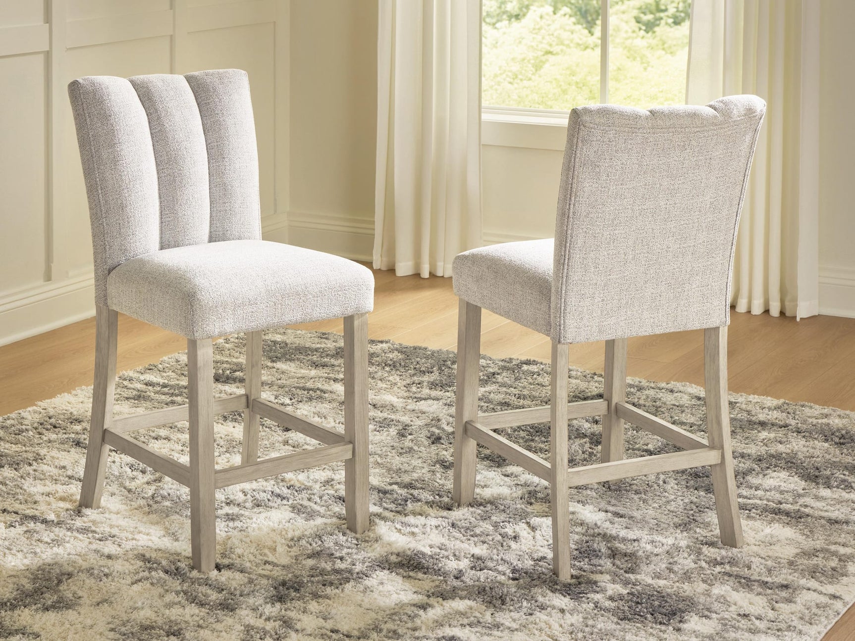 Larawyn Bisque Counter Height Barstool view 2