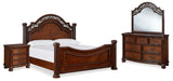 Lavinton Brown Poster Bedroom Set from Ella Furniture