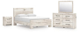 Lawroy Light Natural Panel Bedroom Set from Ella Furniture