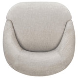 Leon Chenille Upholstered Swivel Accent Chair Beige view 10