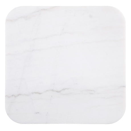 Lior 3-Piece Square Marble Top Coffee and End Table Set Charcoal view 5
