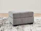 Loreo Flint Chenille Ottoman from Ella Furniture