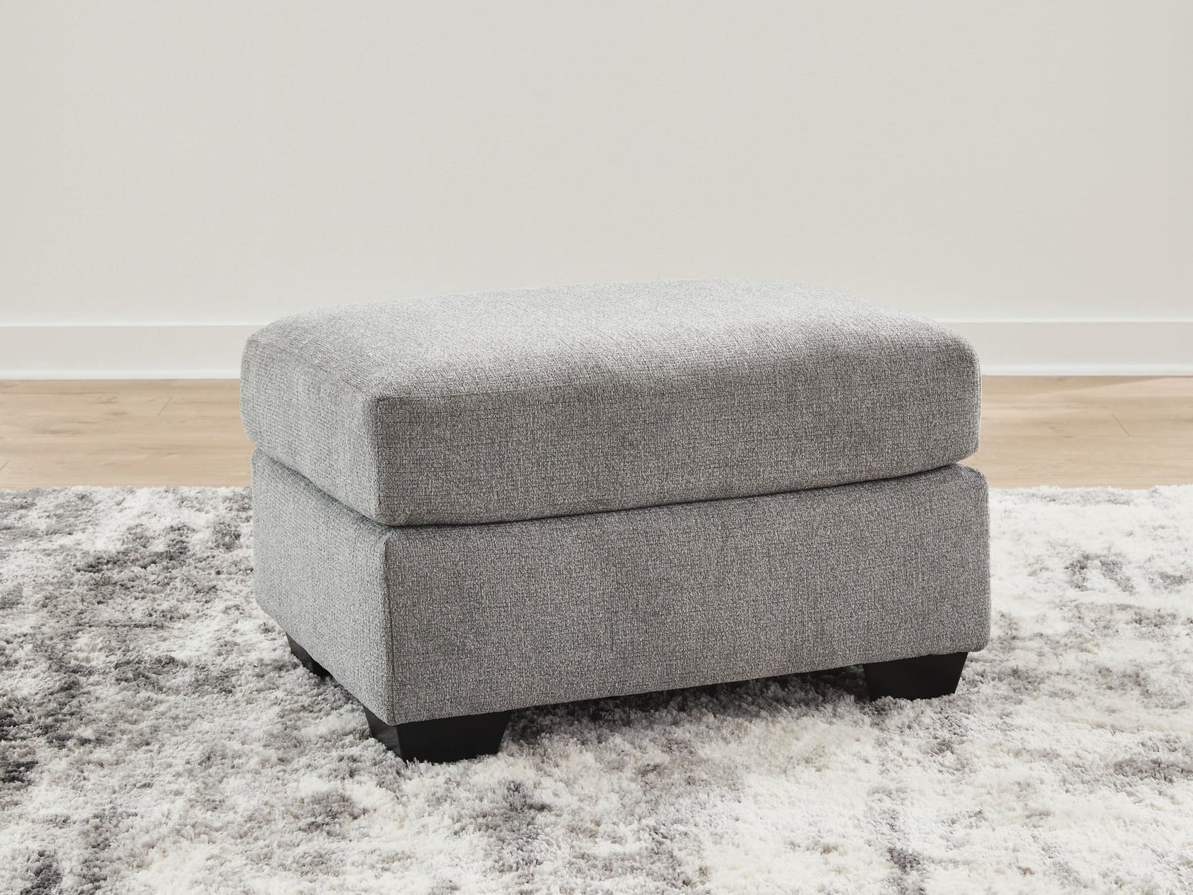 Loreo Flint Chenille Ottoman from Ella Furniture