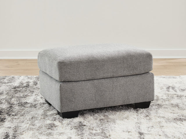 Loreo Flint Chenille Ottoman from Ella Furniture