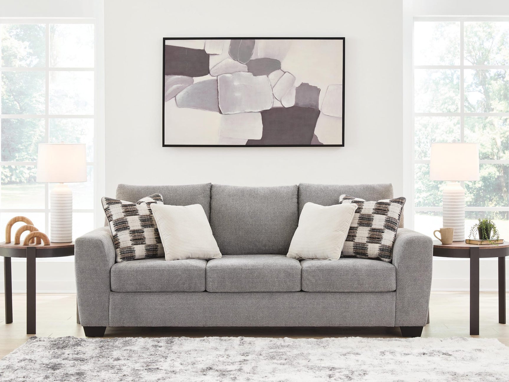 Loreo Flint Chenille Sofa from Ella Furniture