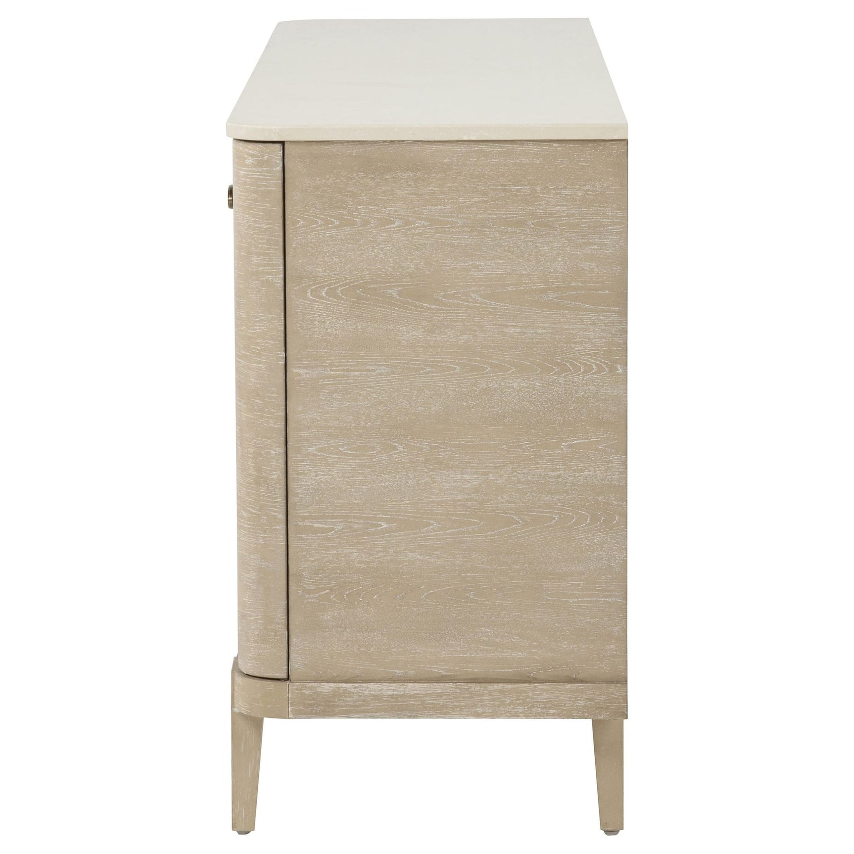 Lucaire 2-door 3-drawer Cultured Marble Top Sideboard Sandstone view 5